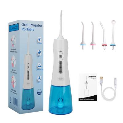 China Best Selling Handheld Rechargeable Water Flosser Portable Car USB Waterpick Flosser For Teeth Braces for sale