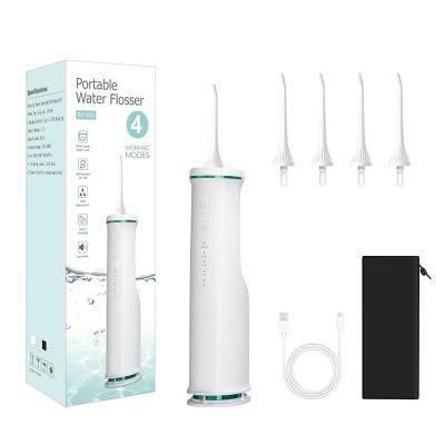 China Powerful Pick Powerful Wireless Rechargeable Dental Irrigator Car Dental Care 350ML Handheld Water Flosser for sale