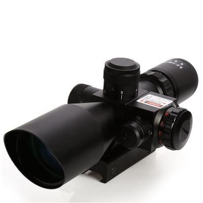 China Hunting Shooting 2.5 - 10x40 Tactical Rifle Scope With Dual Red Illuminated Laser Mil-Dot With Rail Mount Airsoft Riflescope for sale