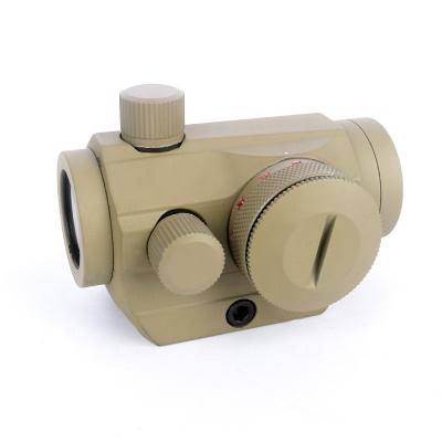 China High Grade Aluminum Alloy Maicro Red Dot Scope Hunting Riflescope Optics Mini 5 MOA Tactical Red Green Dot Sight in Tan Color for sale