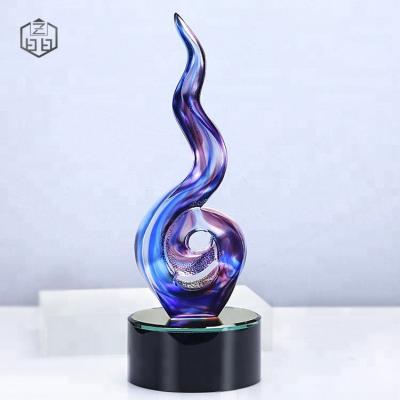 China China Creative Liuli Crystal Trophy For Honor Gifts for sale