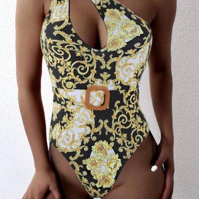 China New Arrivals Summer Breathable Women's Sexy Bikini With Belted Cavity Lingerie Beach Use Swimsuit For Ladies Swimwear for sale