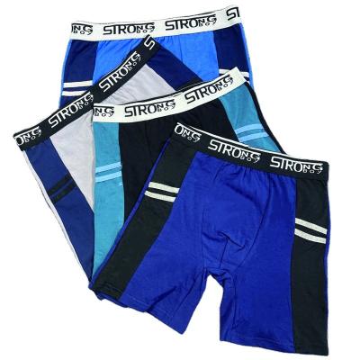 China OEM Design Breathable Custom Your Own Brand Logo Men Underwear Cotton Sport Man Plus Size Boxer Briefs for sale