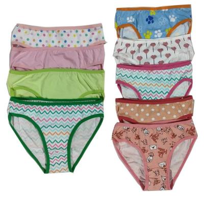 China Hot Selling Breathable Children Underwear Kids Girls Briefs Girls Underwear Cartoon Kids Girls Printing Casual Panties for sale