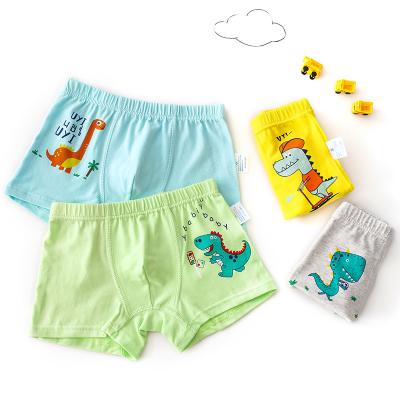 China New Style Breathable Kids Boys Underwear Cotton Boxer Briefs Fancy Cartoon Boys Teen Underwear for sale