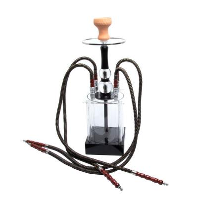 China Smoking Hookah Set Colors Wholesale Transparent Acrylic Shisha Shisha Tobacco Hot Selling Hookah Hookah for sale