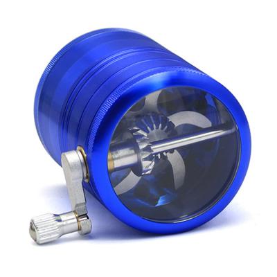 China New Arrival Herb Grinding Tobacco 2.5 Inch Grinder With Side Crank For Gift Wholesale for sale