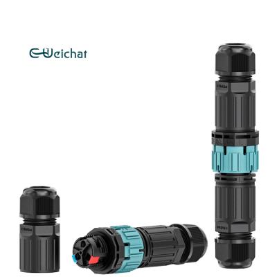 China Electrics New Product P23 Wire Connect Screwless Male Female Quick Install Waterproof IP68 Connector for sale