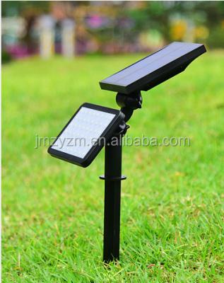 China ABS Solar Light Outdoor Plant Solar Panel Light Power Garden Lawn Lamp Landscape Spot Lights for sale