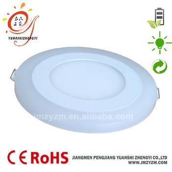 China Hotel Double Control Double Color Led Panel Light Small Round Led Light In Zhongshan City for sale