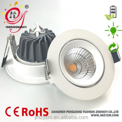 China Round 5w 7w 10w Crystal Dimmable Small Cabinet Round Led Down Light for sale