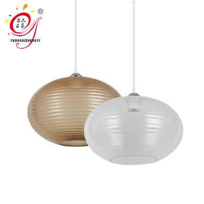 China Hotel Fancy Modern Home Decoration Dining Living Room Hotel Cafe Chandelier PMMA Cover Plastic Opal Gold Ceiling Globe Hanging Lamp for sale