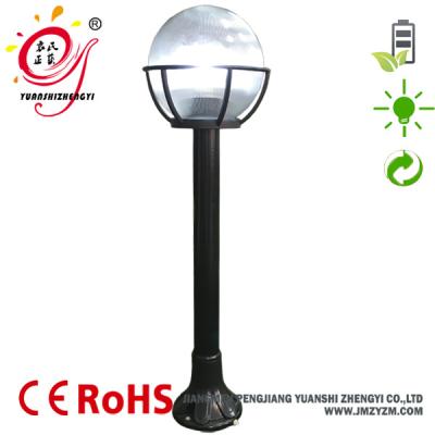 China Outdoor Clear Prismatic Lawn Lamp Plastic Globe Led Garden Ball Light Street Lamp for sale