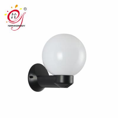 China Outdoor Stair Garden Hotel Base Track E27 B22 Water Wall Mounted China Manufacturers Pmma Proof Polycarbonate Picosecond Plastic Globe Wall Mounted Light for sale