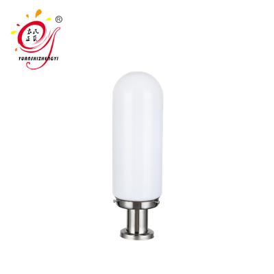 China Jiangmen Manufacturer Price List Home and Garden Street Post Decor Desk Lamp PC Opal Clear Cylindrical PC Psc PMMA Pillar Door Light Indoor or Outdoor for sale