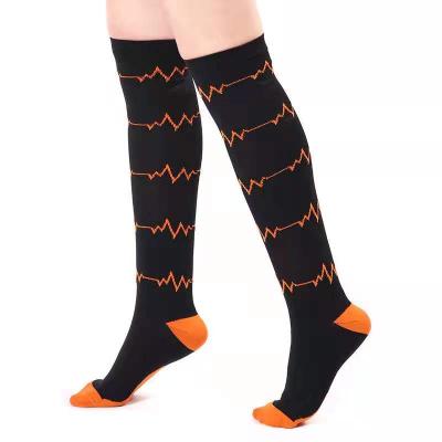 China Breathable Hot Sale Compression Cool Rise Sports Bamboo Medical Socks Fashion Custom Designer Socks for sale