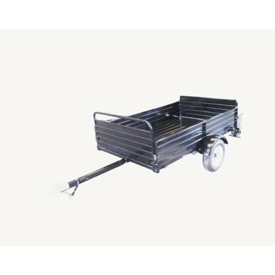 China Car Trailer Powder Coated Landscape Dump Industrial Trailer Service Trailer for sale