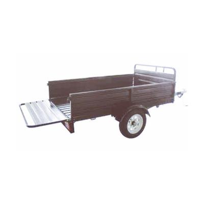 China Car Trailer Factory Wholesale Price Cargo Service Trailers Fully Equipped Flatbed Food Trailer for sale