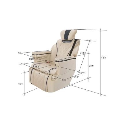 China Aircraft Seat Van Seat Promotional Luxury Wholesale Auto Covers Booster Seats 360 Car Seat For Maybach for sale