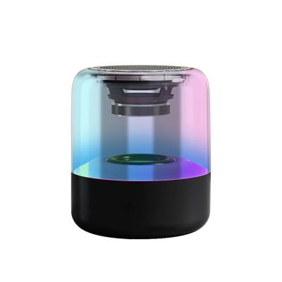 China New Design BT Speaker Function Colorful USB TF Card Portable Light LED FM FM Speaker With Colorful LED Light for sale