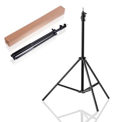 China portable and foldable & Farm & Easy to Use 2.1M Holder Tripod Folding Lamp Tripod Stand for LED Ring Light Mobile Phone for sale