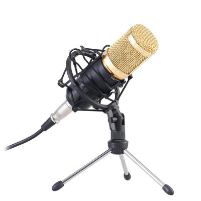 China Professional USB Microphone BM800 USB Condenser Microphone Studio For Live Webcast Recording for sale