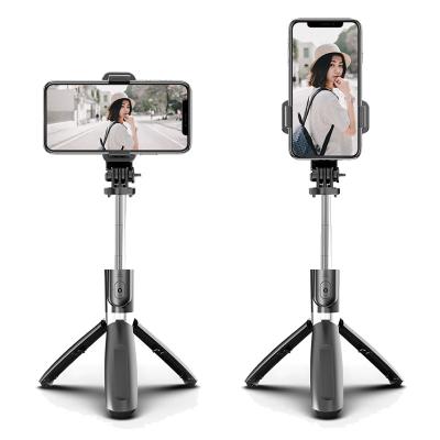 China Kinscoter 100cm Retractable Wireless Selfie Stick Smartphone Tripod Aluminum Alloy Aluminum Flexible Fashion Stick Selfie Stick for sale