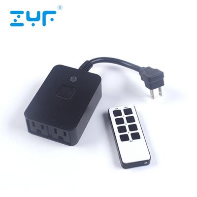 China 3 Grounded Outlets Outdoor Wireless Remote Control Outlet RF 2060 OEM Support for sale