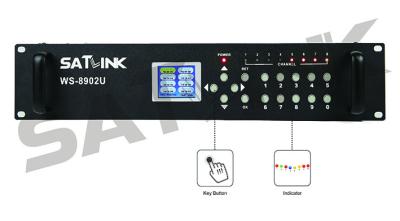 Chine Boîtier décodeur de la Manche de poids du commerce de modulateur du WS 8902U DVB-T Satlink Hdmi/HDM 8 à vendre