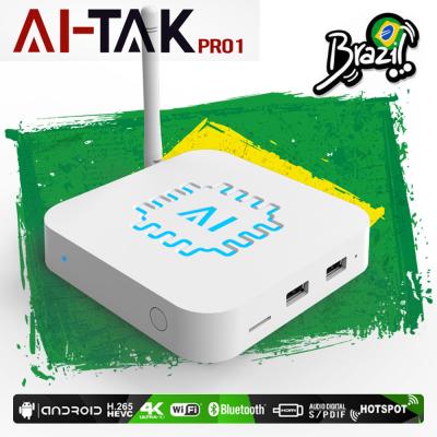 China Wholelife Brazilian HTV Internet TV Streaming Box Android 7.1 Rockchip RK3229 for sale