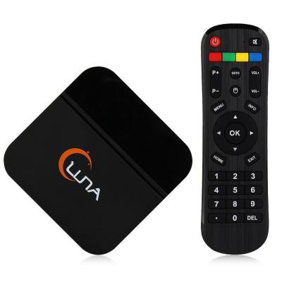 China Schwarzes spanisches IPTV Kasten 4K Android 5,1 1GB DDR3 RAM 8GB Lunas ROM zu verkaufen