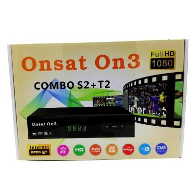 China Durable Satellite Receiver Box All Channels Onsat On3 DVB-S2 DVB-T2 1 Year Warranty for sale