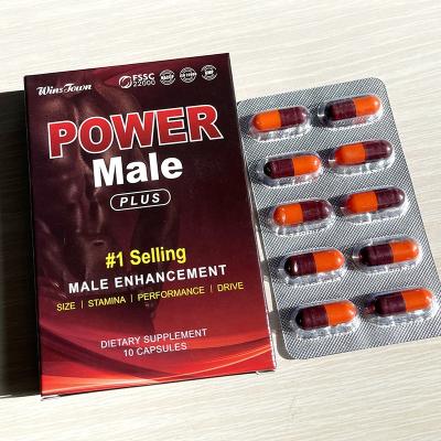 China long time hot sale strong male enhancement capsule stamina manpower power plus capsules for sale