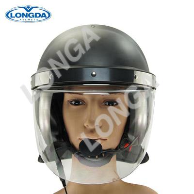 China For police and military good design and high quality communication intercom helmet helmet for sale