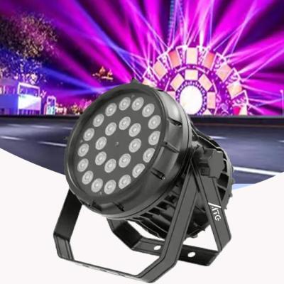 China Full Color 6In1 Plastic LED PAR Light 7500K For Outdoor Stage Lighting for sale