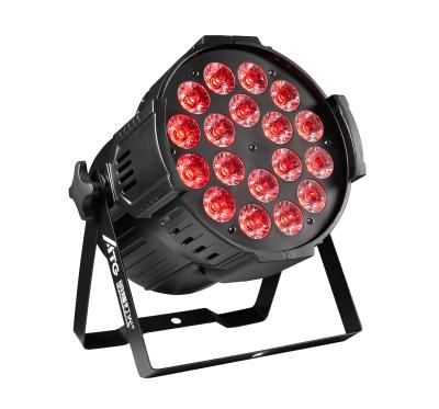 중국 RGBW 4in1 스테이지 라이트 DMX512 PAR LED 라이트 1810 웨딩 스테이지 파티 LED PAR 판매용