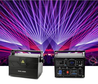 China Luz láser de animación RGB de 5W 10W DMX RGBW Luz de DJ móvil para club nocturno en venta