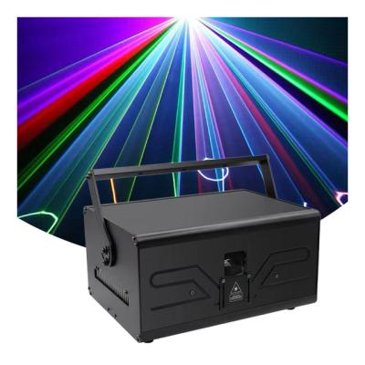 China 10W Full Color RGB Laser Light TUV Certificado para Espetáculo de palco DJ Disco Natal à venda