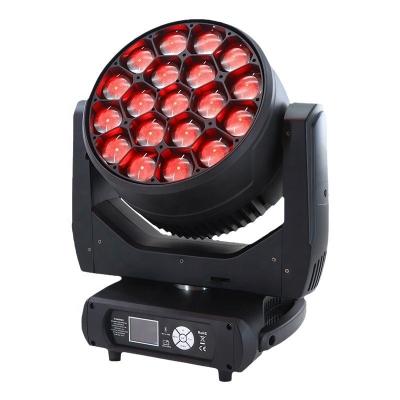 China Big Bee Eyes LED Stage Moving Head Light 300w 19pcs for sale