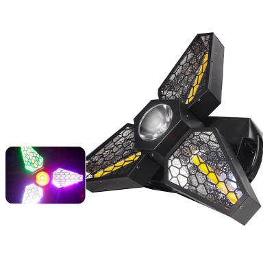 China DMX controlado LED RGB Maple Leaf Rotating Retro Light Iluminação de efeito de fundo versátil para melhorar a atmosfera à venda