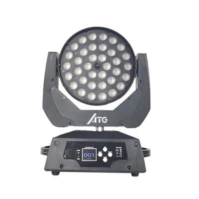 China 36 X10w Moving Head Dyeing Light 360W RGBW LED Bee Eye Zoom Wash Light DJ à venda