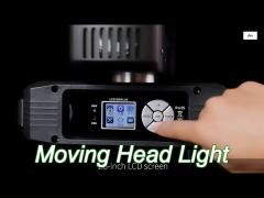 7pcs 40w rgbw 4 in1 led zoom bee eye moving head light with auxiliary light