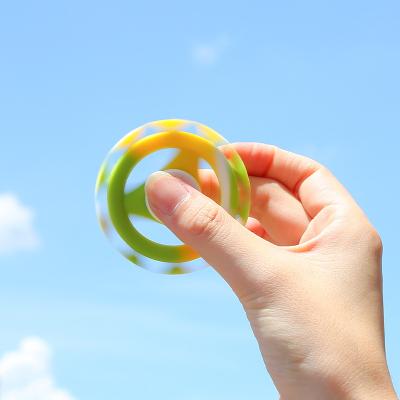 China 30-100g for new design different shape silicone fidget spinner noise bubble fidgety person toy for sale