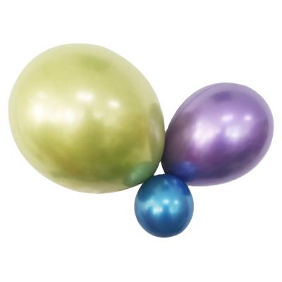 China 5 10 12 18 36 Inch Non-Toxic Chrome Latex Party Colorful Metallic Balloons For Birthday Baby Shower Graduation Christmas Party for sale