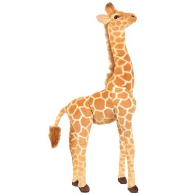 China Giant Simulation Giraffe Kids Toy Snuggly Plush Doll Gift Softly Laid Big Neck Giraffe Stuffed Animal Giraffe For Children for sale