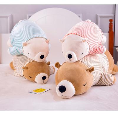 China In T-shirt Factory Price Custom 100% Cotton 100% Cotton Stuffed Sea Animal Plush Toys Baby Plush Polar Bear Toys for sale