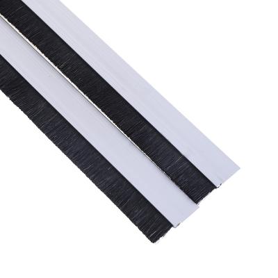 China Best Quality Cleanging Cheap Industrial Nylon Waterproof Brush Seal Dustproof Doors And Windows Sweep Strip Brush for sale