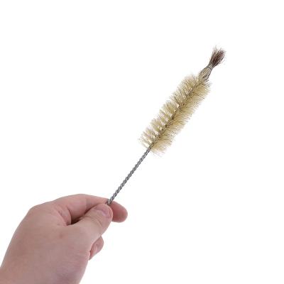 China Long bottle factory wholesale price steel wire tube cleaning nylon twisted industrial cleaning brush for sale