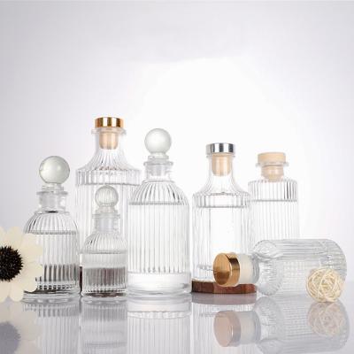 China Brew Home 200ml 300ml Aromatherapy Essential Oil Empty Perfume Reed Diffuser Glass Bottle for sale