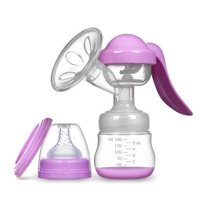 China BPA Free Portable Milk Pumper No Cord Cordless Handheld Manual Breast Pump for sale